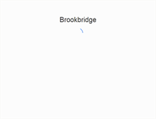 Tablet Screenshot of brookbridgeinc.com